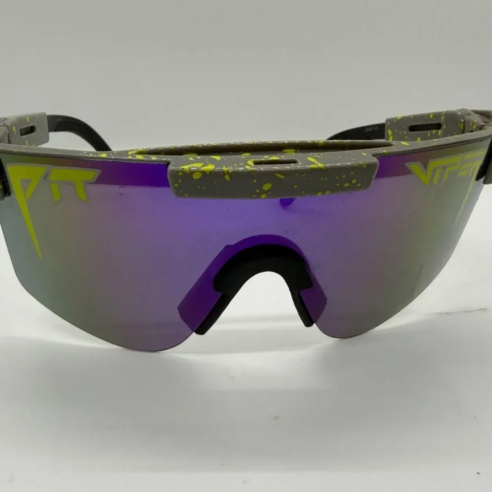 Pit-viper Men's Grey and Cream Sunglasses